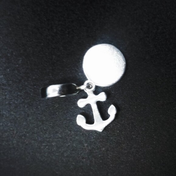 Pandora ALE 925 SS Double Dangle Charm Anchor Yourself to Someone Special - Picture 7 of 9